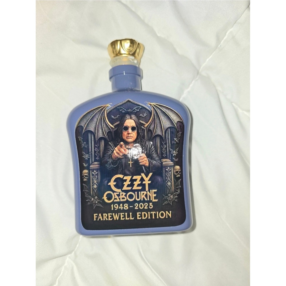 Ozzy Osbourne Whisky Bottle  Farewell Limited Edition New